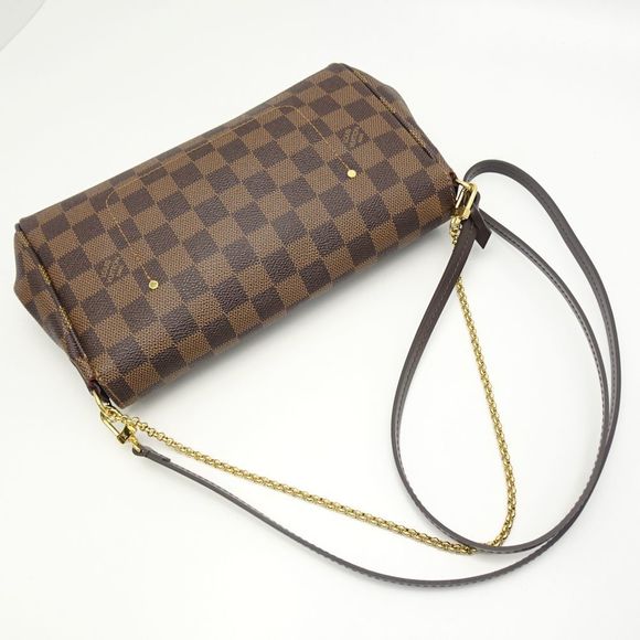 Louis Vuitton Damier Favorite MM Ebene 2WAY Bag Brown - Picture 2 of 7